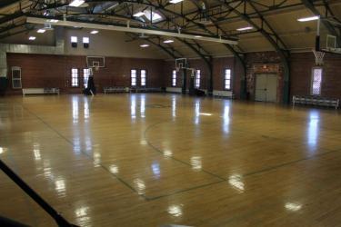 Empty Drill Hall (gym)